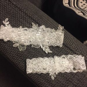 Bridal Garter Belt and Tossing Garter Set